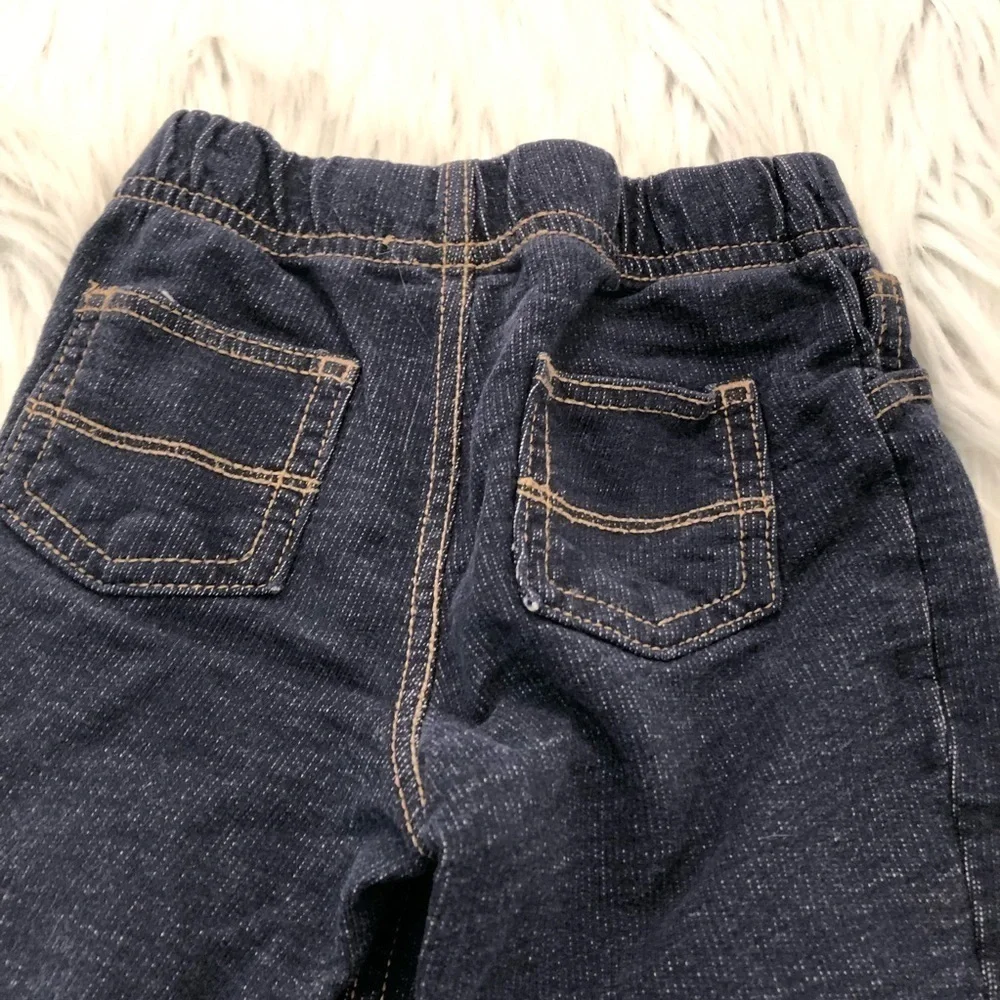 Carters Baby Toddler Dark Wash Jeans Train